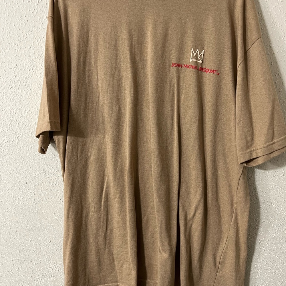 Reason Tan Short Sleeve Tee with Crew Neck